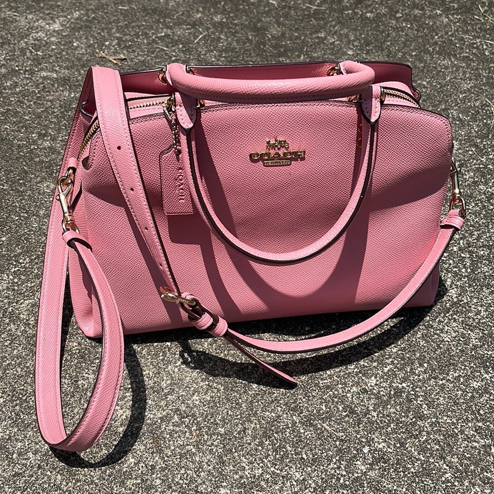 SOLD on eBay!! Coach Lillie Carryall 91493 in Bubblegum Pink - Picture 3 of 11